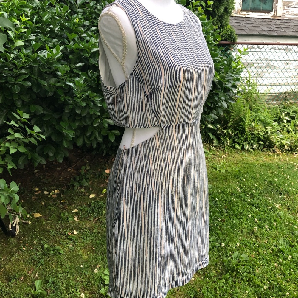 Beautiful Striped Cutout Dress